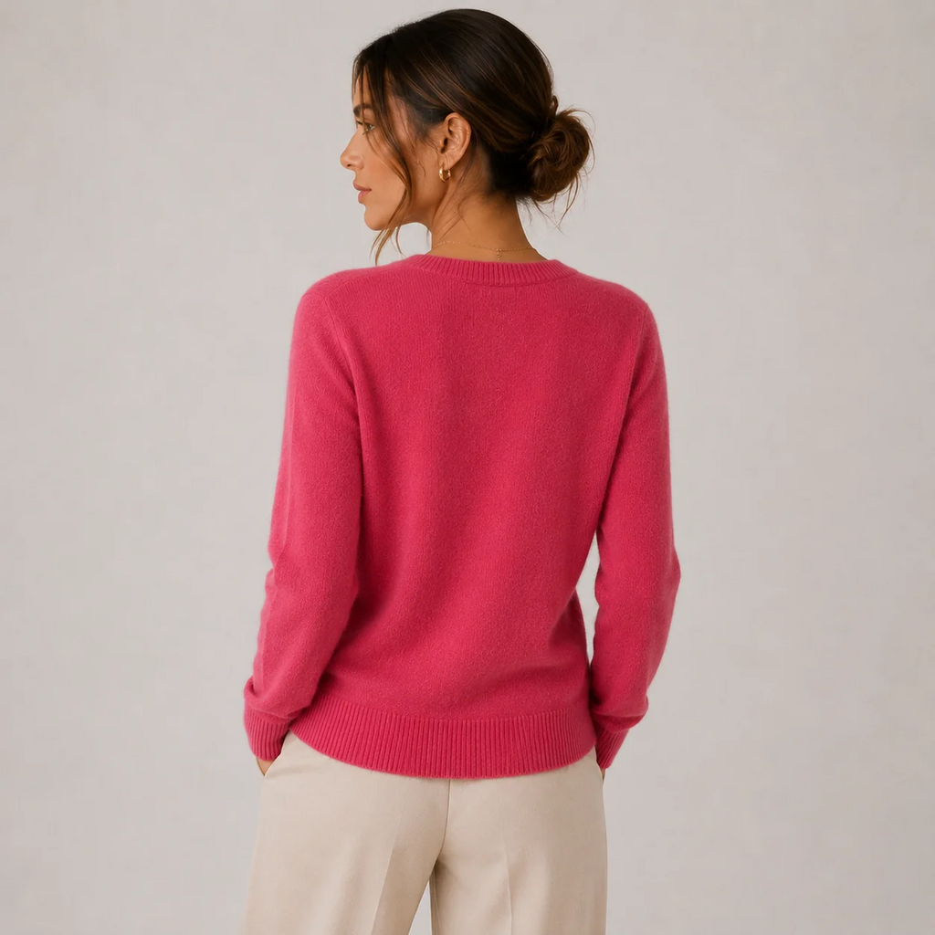 Jennifer | Cozy Knitted Look Button Front Cardigan