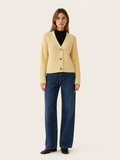 Lysandra | Classic V-Neck Ribbed Button Cardigan